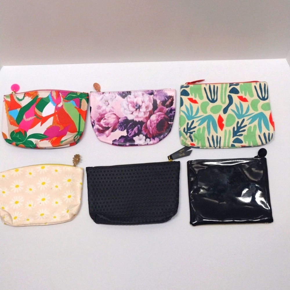 IPSY Cosmetic Makeup Bags Bundle of 6#1-1AA
